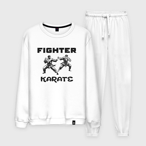 Мужской костюм Fighters karate / Белый – фото 1
