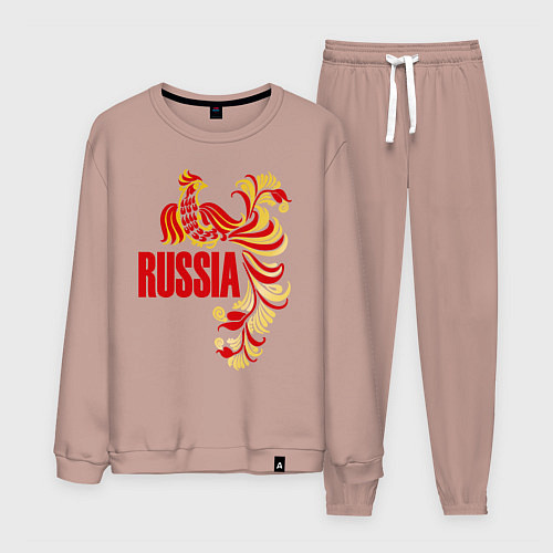 Мужской костюм Russia / Пыльно-розовый – фото 1