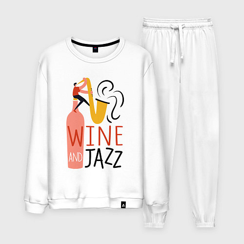 Мужской костюм Винишко и джаз / Белый – фото 1