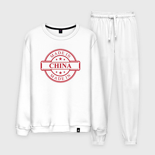 Мужской костюм Сделан в Китае / Белый – фото 1