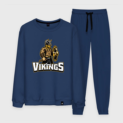 Мужской костюм Vikings team / Тёмно-синий – фото 1