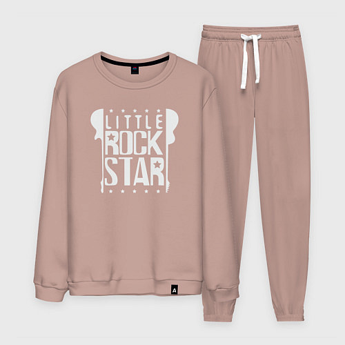 Мужской костюм Маленькая рок звезда / Пыльно-розовый – фото 1