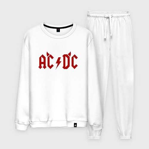 Мужской костюм AC DC devil / Белый – фото 1