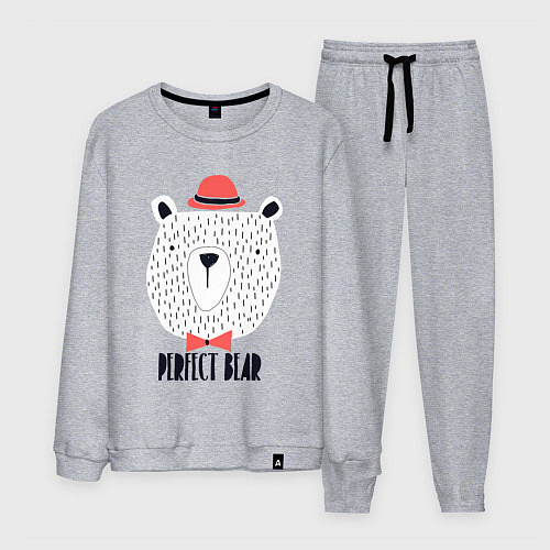 Мужской костюм Идеальный медведь / Меланж – фото 1