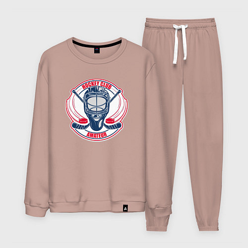 Мужской костюм Hockey club amateur / Пыльно-розовый – фото 1