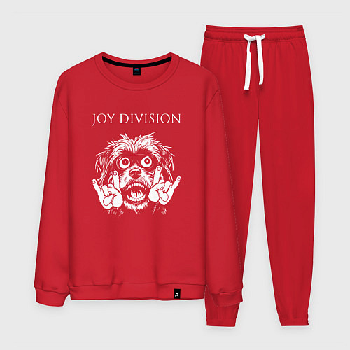 Мужской костюм Joy Division rock dog / Красный – фото 1