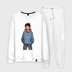 Мужской костюм Ван-Пис Луффи Монки