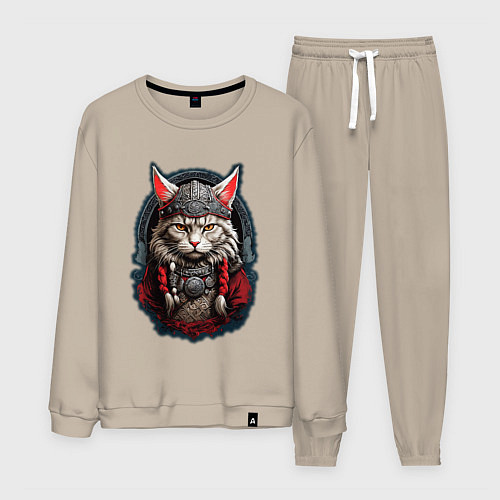 Мужской костюм Кот викинг / Миндальный – фото 1