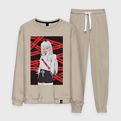 Мужской костюм Человек-бензопила Пауэр стесняется