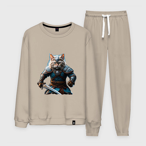 Мужской костюм Кот викинг / Миндальный – фото 1