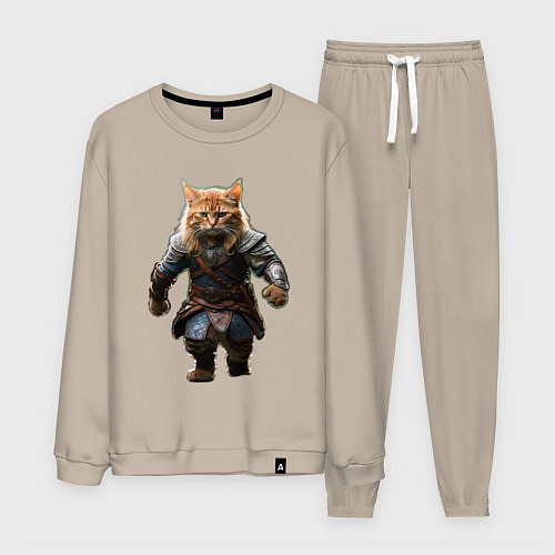 Мужской костюм Кот викинг / Миндальный – фото 1