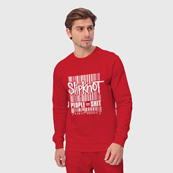 Костюм хлопковый мужской Slipknot - people shit, цвет: красный — фото 2
