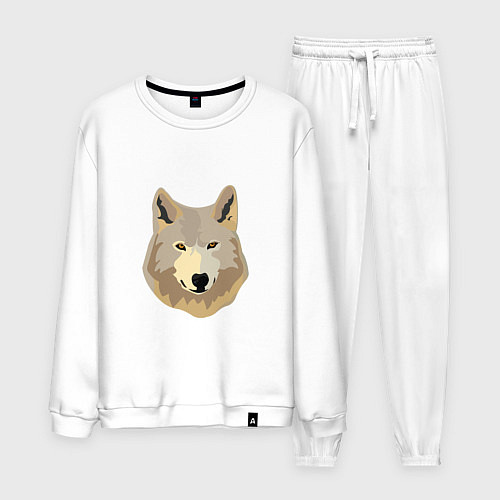 Мужской костюм Белый волк / Белый – фото 1