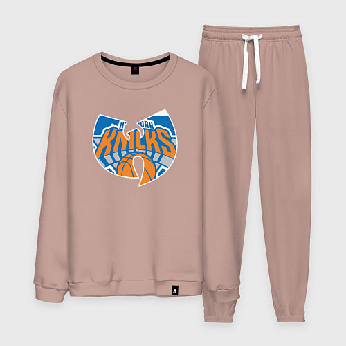 Мужской костюм Wu-tang knicks / Пыльно-розовый – фото 1