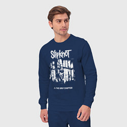 Костюм хлопковый мужской Slipknot - skeleton girl, цвет: тёмно-синий — фото 2