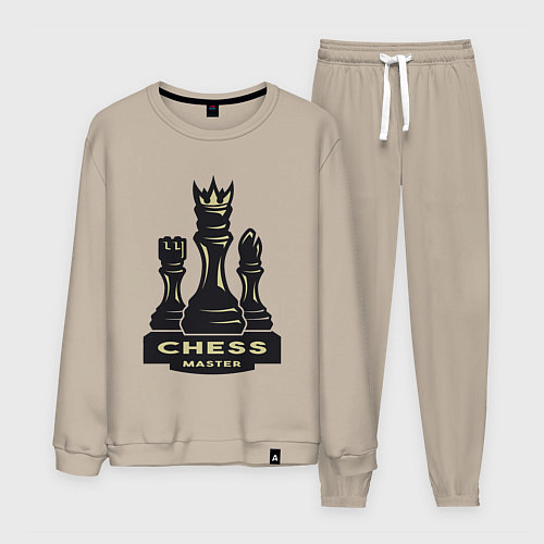 Мужской костюм Chess master / Миндальный – фото 1
