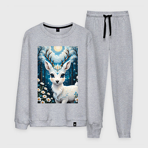 Мужской костюм Сказочный олененок / Меланж – фото 1