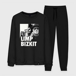 Костюм хлопковый мужской Limp Bizkit rap rock, цвет: черный