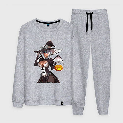 Мужской костюм 2B ведьма - Nier automata / Меланж – фото 1