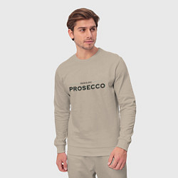 Костюм хлопковый мужской Prosecco mood original, цвет: миндальный — фото 2