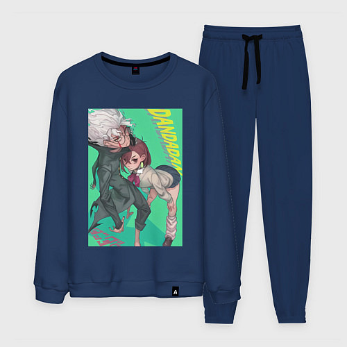 Мужской костюм Дандадан Момо Аясэ / Тёмно-синий – фото 1