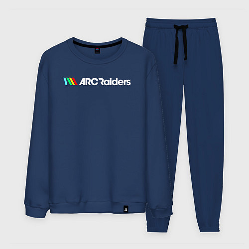 Мужской костюм Arc raiders logotype / Тёмно-синий – фото 1