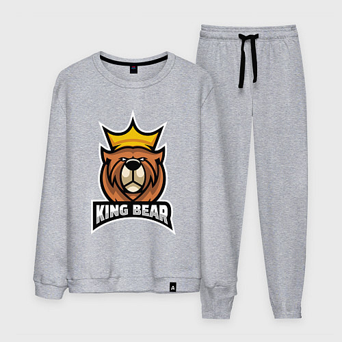 Мужской костюм Медведь король / Меланж – фото 1