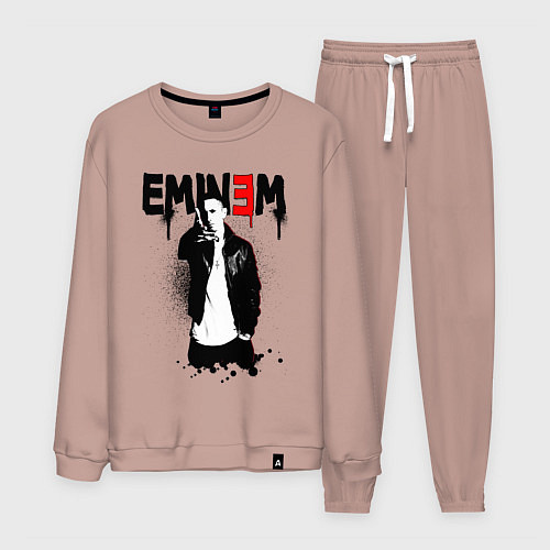 Мужской костюм Eminem finger / Пыльно-розовый – фото 1