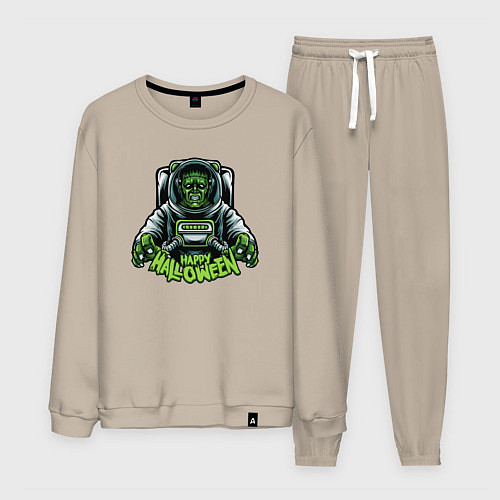 Мужской костюм Франкенштейн хэллоуин / Миндальный – фото 1