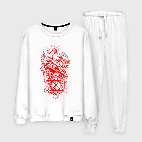 Мужской костюм Берсерк - манга / Белый – фото 1