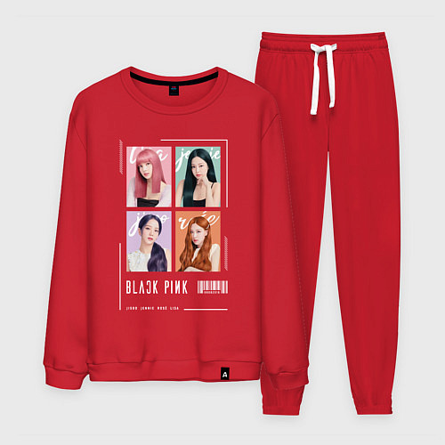 Мужской костюм Blackpink 4 colors / Красный – фото 1