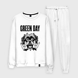 Костюм хлопковый мужской Green Day - rock dog, цвет: белый