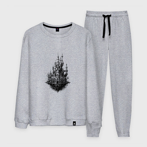 Мужской костюм Небесный замок / Меланж – фото 1