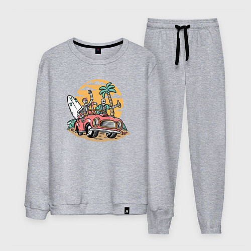 Мужской костюм Веселые серферы / Меланж – фото 1