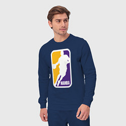 Костюм хлопковый мужской Mamba Kobe Bryant, цвет: тёмно-синий — фото 2