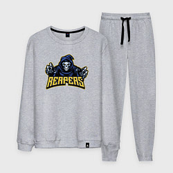 Костюм хлопковый мужской Reapers team, цвет: меланж