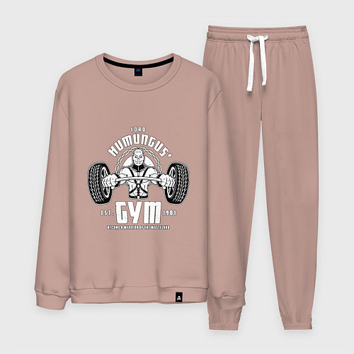 Мужской костюм Lord humungus - gym workout / Пыльно-розовый – фото 1