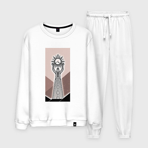 Мужской костюм Фатима держит солнце / Белый – фото 1