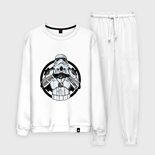 Мужской костюм Империя победит повстанцы падут / Белый – фото 1