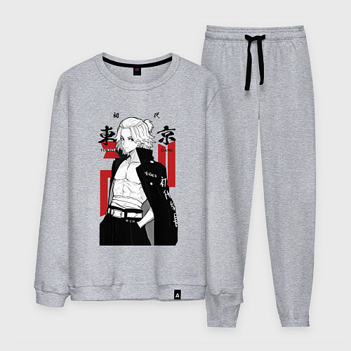 Мужской костюм Токийские мстители Мандзиро / Меланж – фото 1