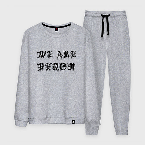 Мужской костюм We are Venom - motto / Меланж – фото 1