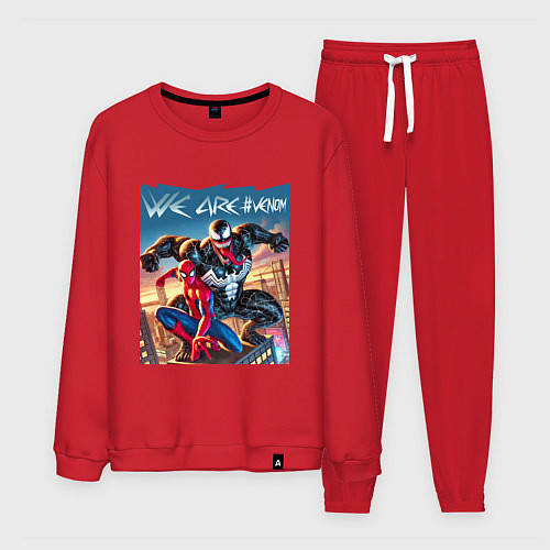 Мужской костюм We are Venom - motto / Красный – фото 1