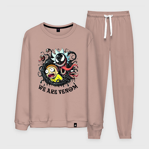 Мужской костюм We are Venom - fantasy meme / Пыльно-розовый – фото 1