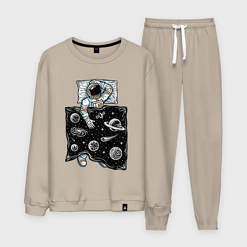 Мужской костюм Космический сон / Миндальный – фото 1