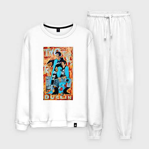 Мужской костюм Two tickets to Dublin / Белый – фото 1