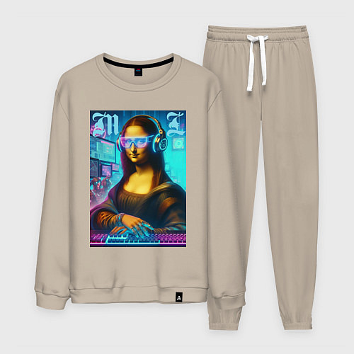 Мужской костюм Gioconda - cyberpunk / Миндальный – фото 1