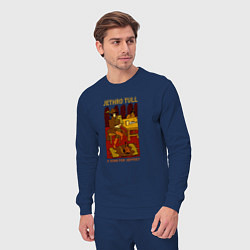 Костюм хлопковый мужской Jethro Tull illustration on music, цвет: тёмно-синий — фото 2