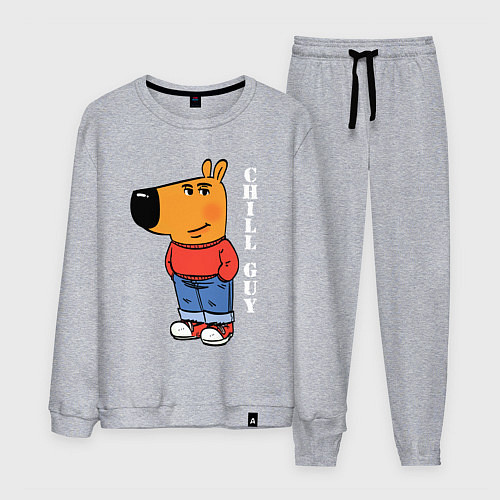 Мужской костюм Chill guy / Меланж – фото 1