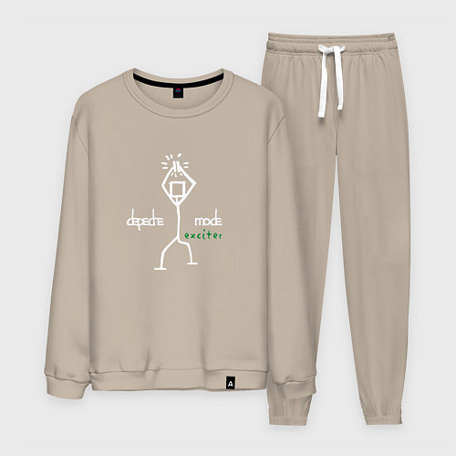 Мужской костюм Depeche Mode - Exciter merch / Миндальный – фото 1