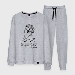 Костюм хлопковый мужской Буря мглою небо кроет, цвет: меланж